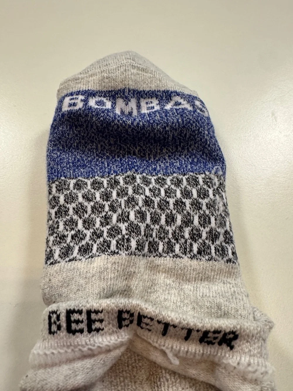 Bombas NWT 2 pair Original Unisex Ankle Socks Color: Black/Grey/Blue SZ: Medium